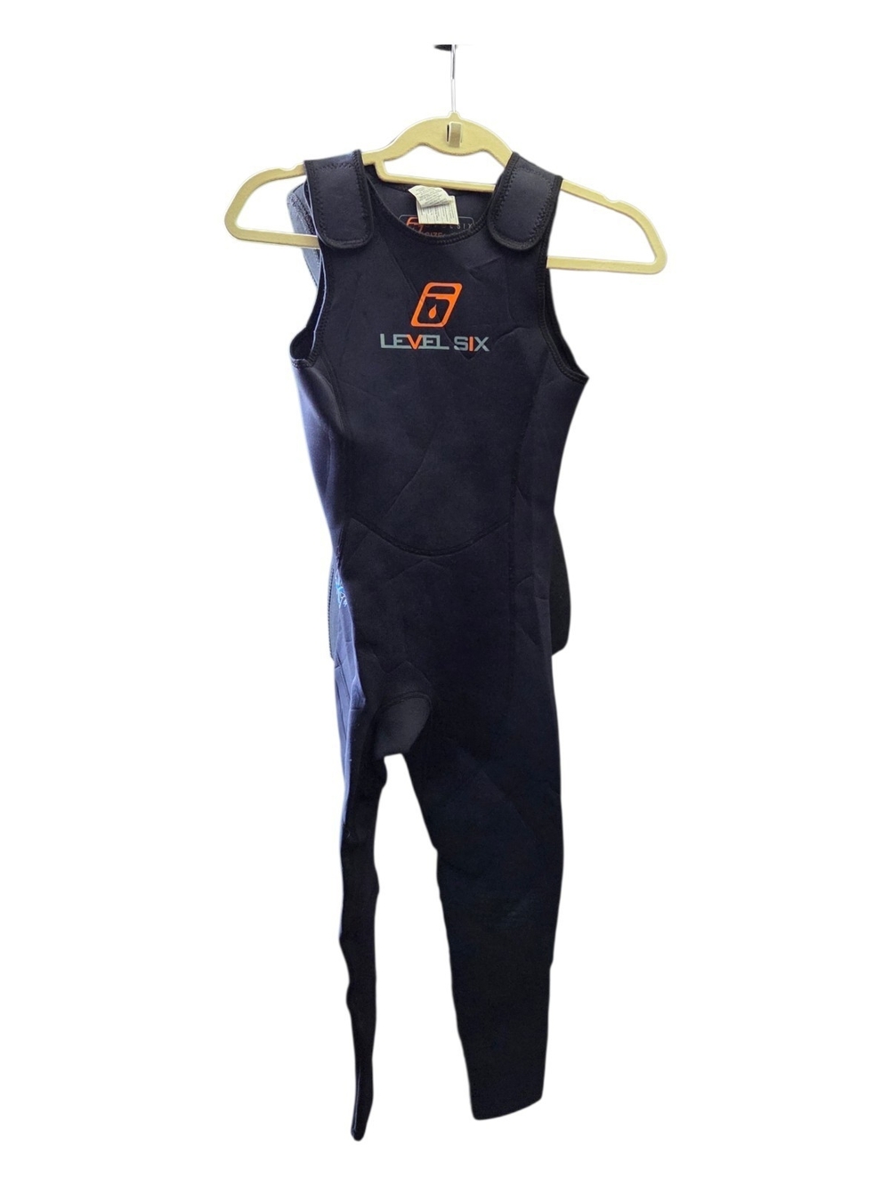 Kids Black Neoprene One-Piece Wet Suit Size 12